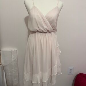 BCBG Blush Pink Spaghetti Strap Dress